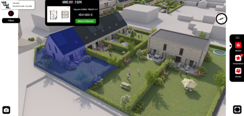 Screenshot van een Interactief 3D model in Opwijk